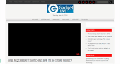 Desktop Screenshot of gadget-live.com