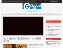 Tablet Screenshot of gadget-live.com